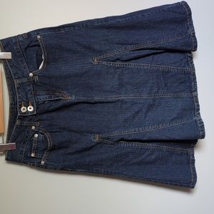 Smart Set Denim Skirt, flared bottom